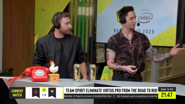 Machine wholesome charity at CSGO event