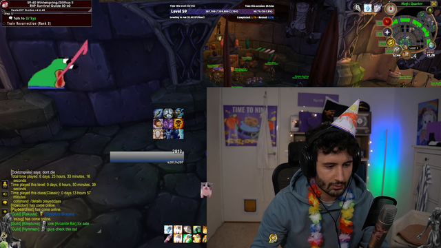 nymn the short bald streamer hits level 60 in wow hardcore without dying ( lamont u suck )