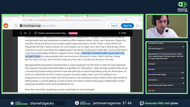 HealthyGamer_GG - Yet another great advice from Dr.K