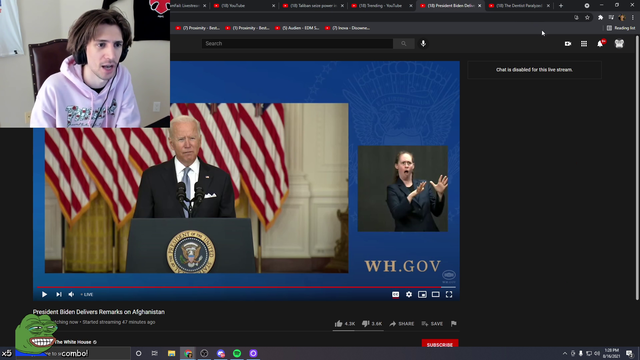 What destiny has been doing without chat and his thoughts on Afghanistan