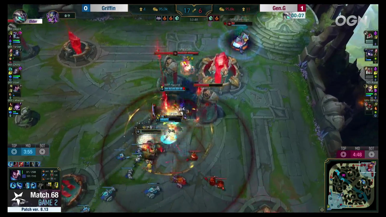 Crazy finish in LCK game