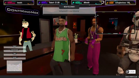 Soulja Boy meets Snoop Dogg in VRChat