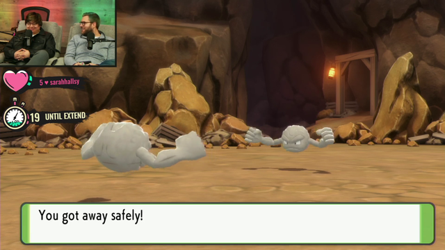 After 40 hours of searching, Streamers finally find a Shiny Geodude