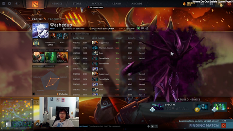 Least dedicated and most hygenic Dota player