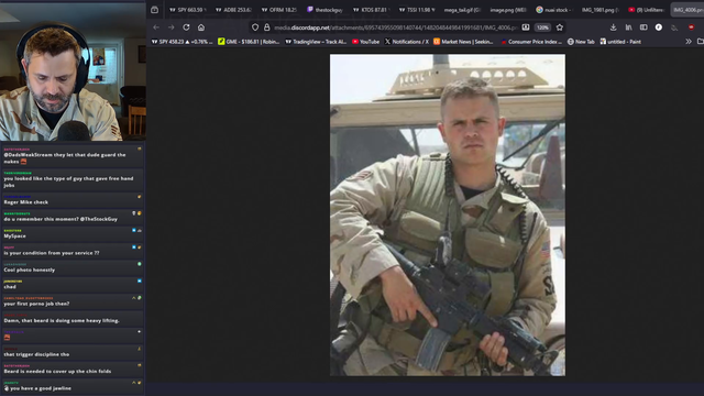 TheStockGuy shows his old Military Photos