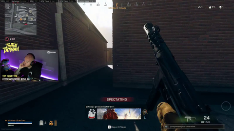 Tim somehow baits a streamsniper while spectating.