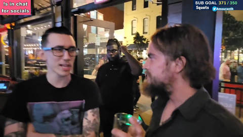 Friends confront Amouranths stalker