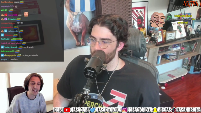 xQc apologizes to Hasan about his earlier comments