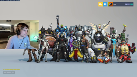Overwatch Opens XQC's Boxes RIPBOZO