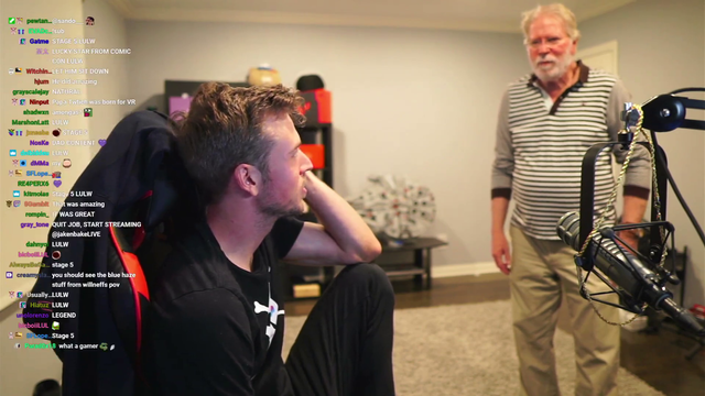 Jake's dad enjoyed meeting Cyr & WillNeff in VR