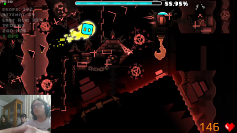 After 2 years, two 99% fails and more than 200k attempts, Cuatrocientos verifies the new hardest level in Geometry Dash