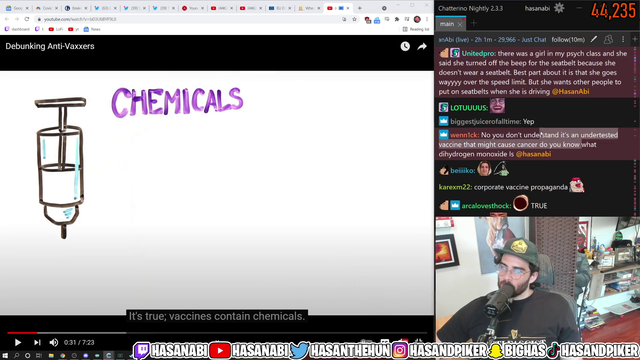 Himbo falls for oldest chemistry joke in the book