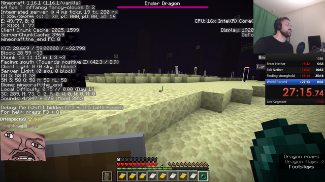Forsen Obliterates Juicer's Minecraft Speedrun Record