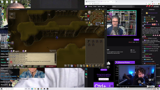 Destiny on twitch "Let's talk show"
