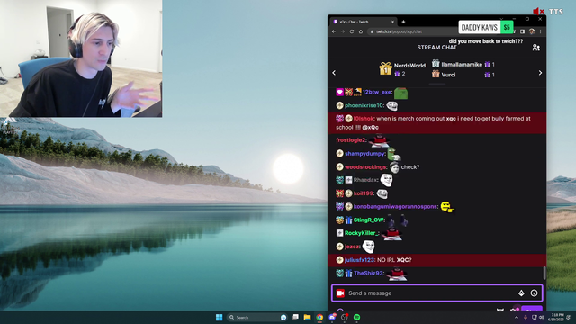 XQC due to recent criticism will no longer engage in offline chat