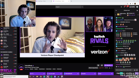 xQc gets questioned by Twitch Rivals about his Tie accident