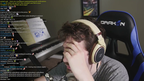 Destiny looks at his YouTube money