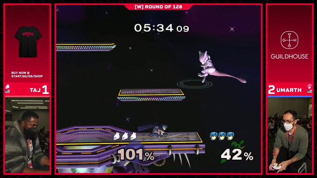 Taj pulls Umarth under battlefield 3 times in a row