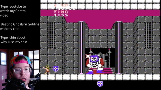 Handicap streamer Beats Ghosts 'n Goblins with his Chin!
