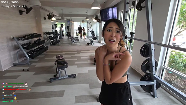 ExtraEmily told to man up for the W community at the gym