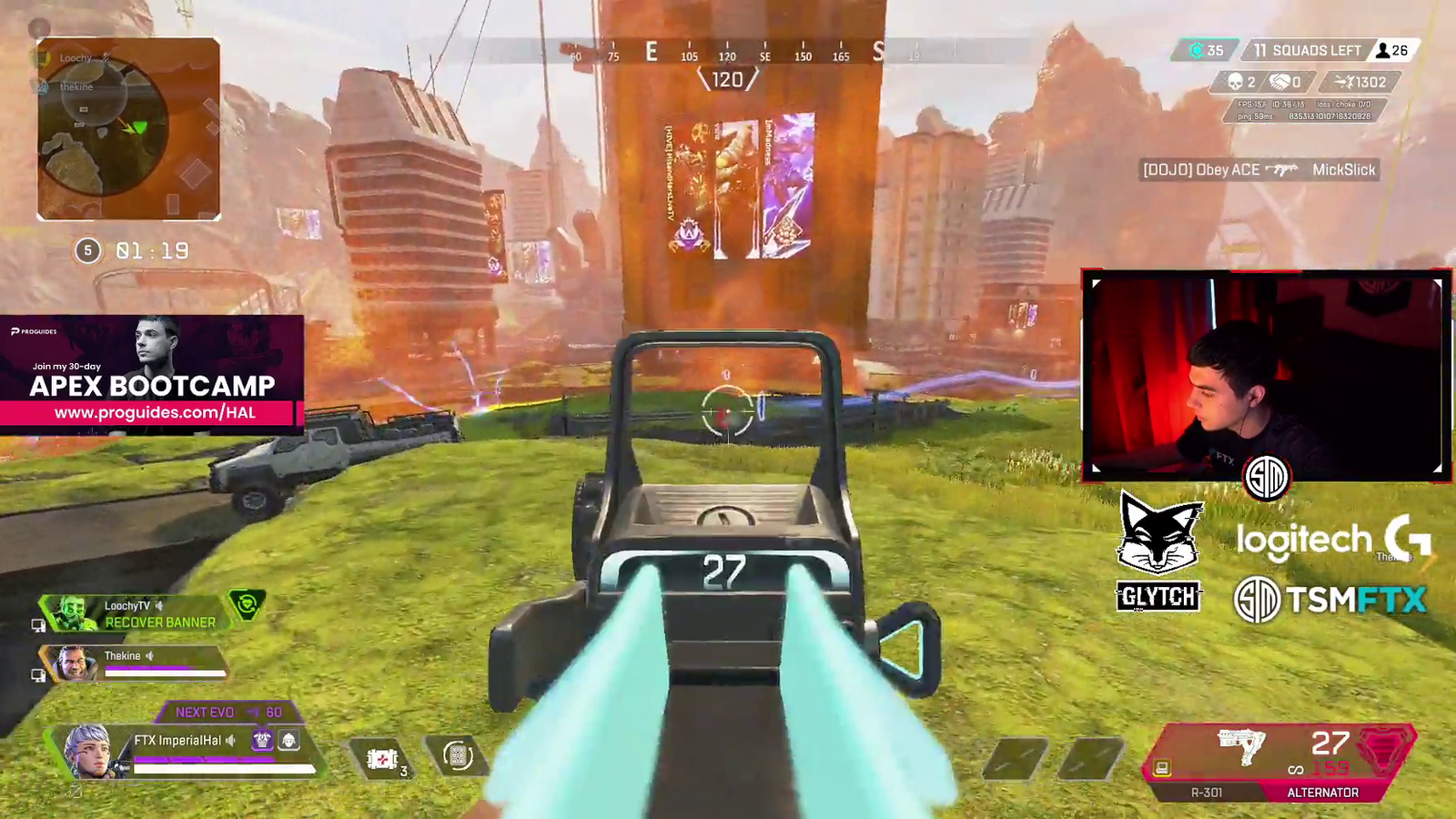 ImperialHal Crazy play from twitch rivals apex