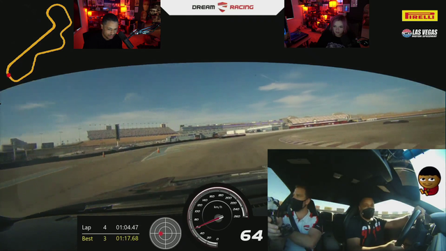 Nick gets definitive proof he was the slowest of the 3 at the racetrack, hitting top speed of 170kph compared to Soda's 189kph and Malena's 187kph