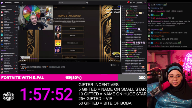 Frogan cries over Mizkif's opinion on her Rising Star nomination