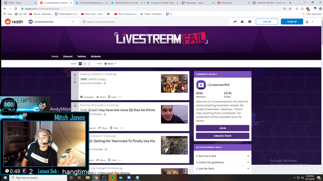 Mitch and Andy M discuss his friendship with Mizkif.