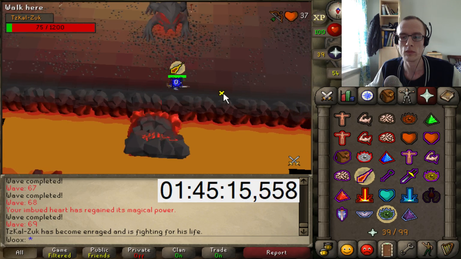 WooxSolo Kills TzKal-Zuk in 2007Scape