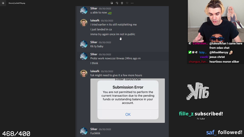Sliker ended up begging for money from his friend who's already at his lowest point because of his brother cancer