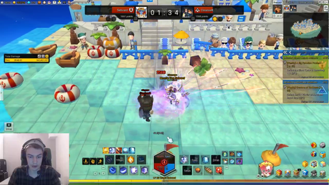 MapleStory 2 player breaks his keyboard with the release of PVP