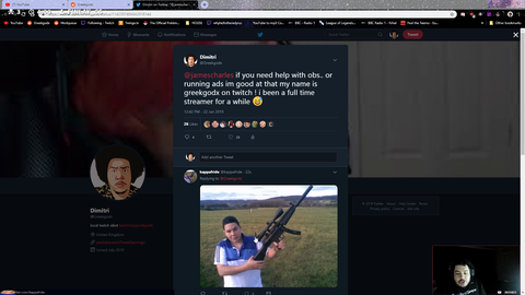 Greek finds a dedicated Twitter account