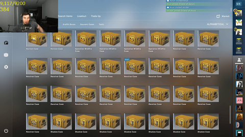 Domer opens gloves right after unboxing knife.