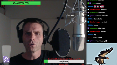 This guy has been rapping for hours.