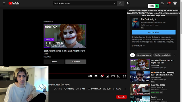 xqc's brave take on the batman movie