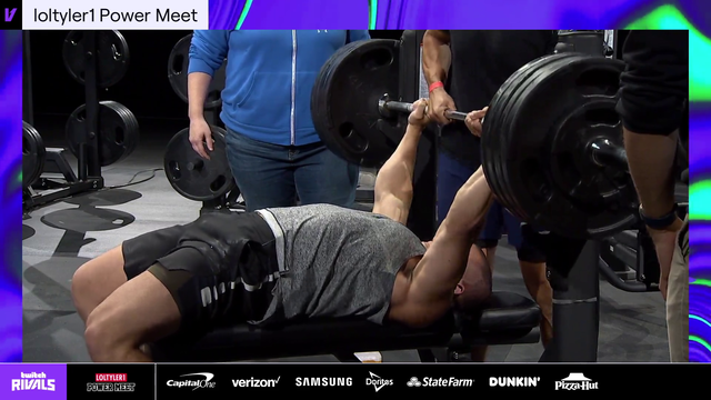 Tyler1 sets new bench PB