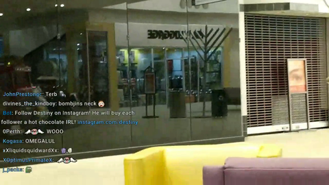 Destiny finds a... person sleeping?
