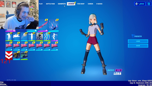 xQc's take on competitive fortnite