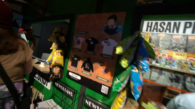Hasan's booth