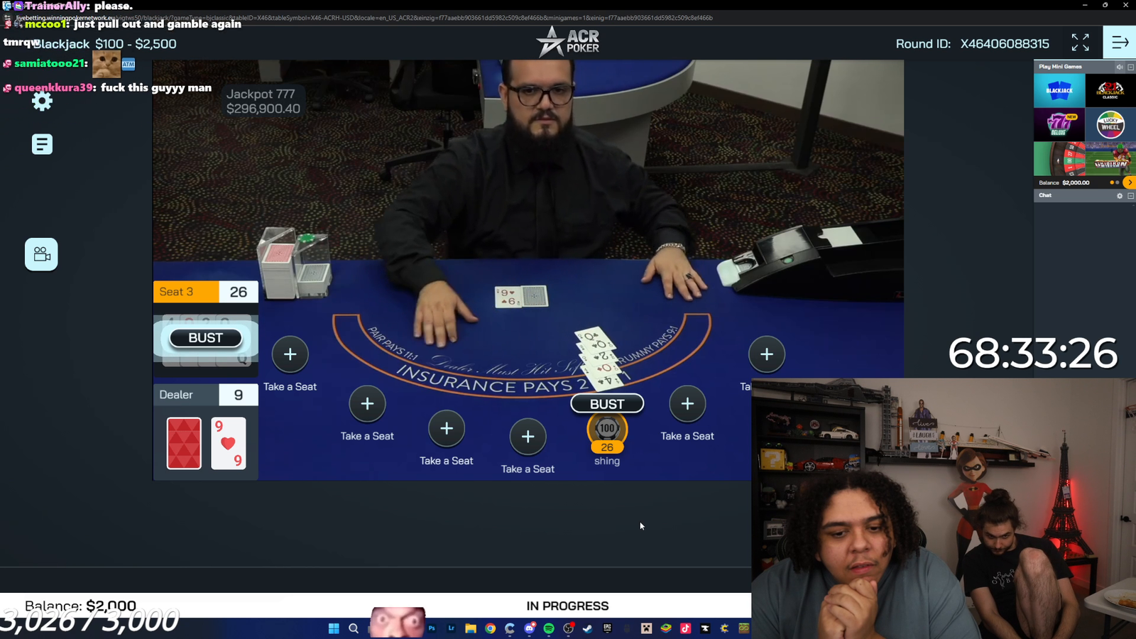 ZOIL AND SENNY LOSE $2000 AND TWEAK THE FUCK OUT