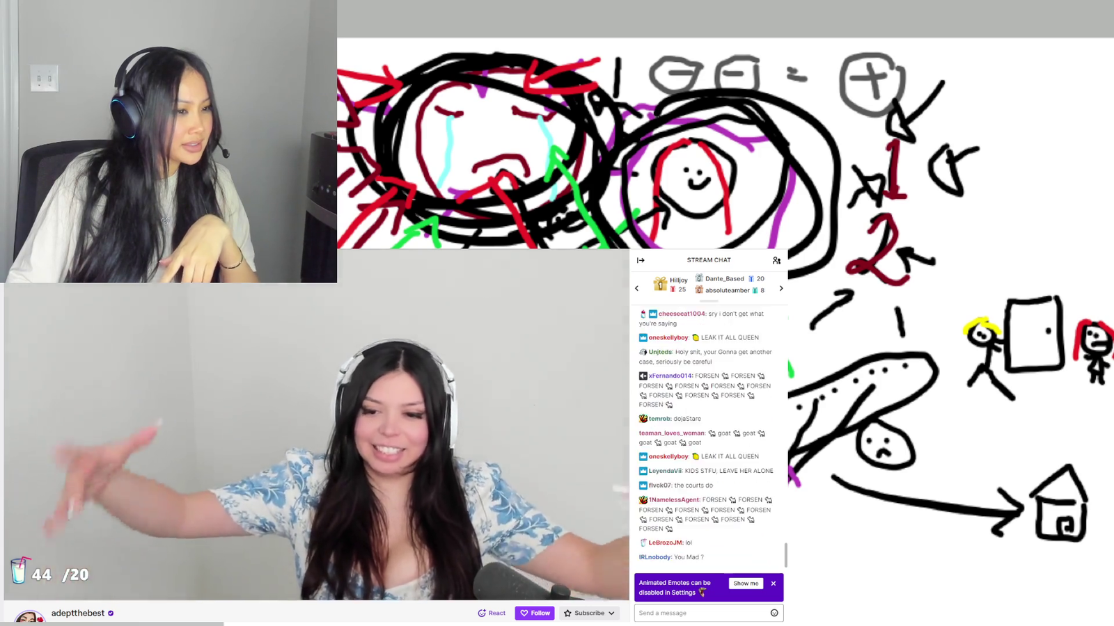 Fran Insinuates Adept Stole 3 Cars From XQc