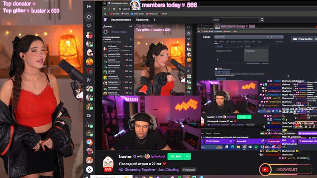 Lydia Violet trolls the biggest Russian streamer, buster