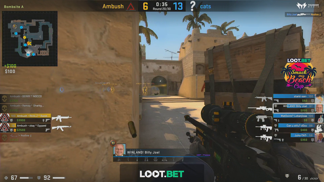 CS:GO Pro Supposedly Cheating During Match
