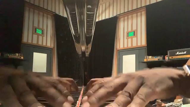 One of the world's greatest jazz/soul pianists livestreams a rehearsal on Twitch