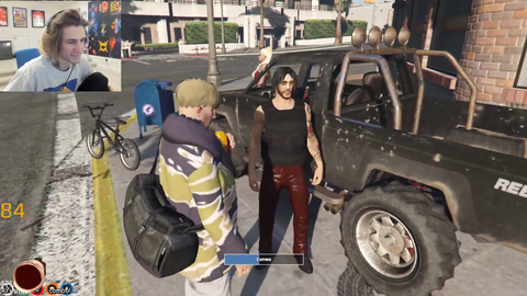X meets Johnny Silverhand