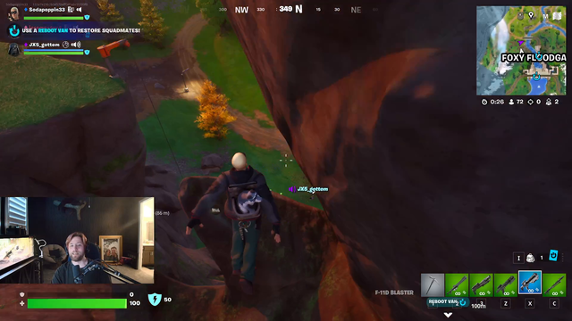 Soda gets called out by kid in Fortnite