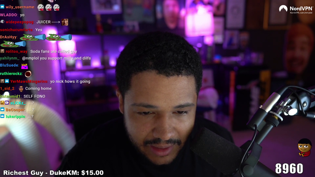Dono boost's nick's self esteem
