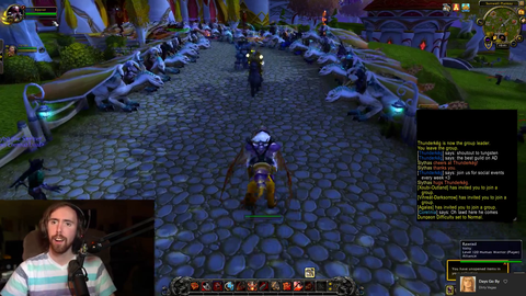 EU WoW players perform a perfectly synchronized mount roar