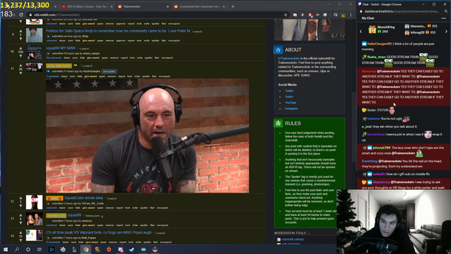 Joe Rogan diagnosed Train