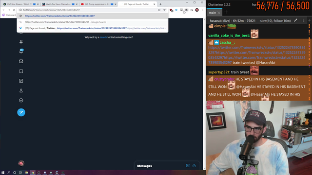 Trainwrecks hate watching Hasan